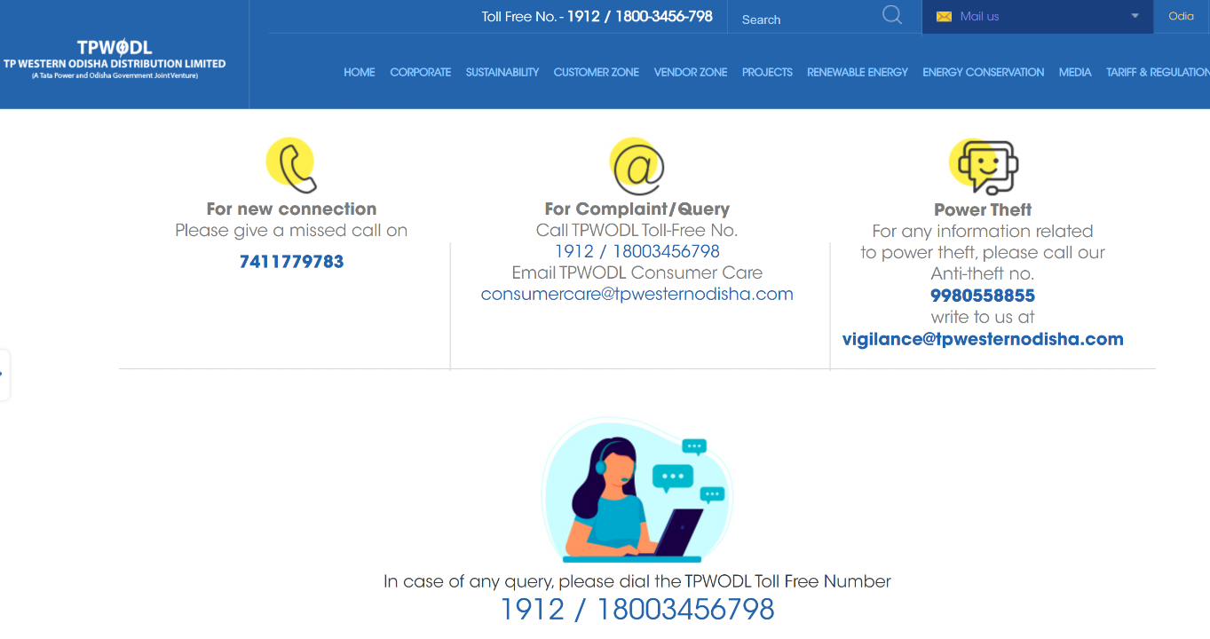 How to file complaints about TPWODL (Western Odisha Electricity