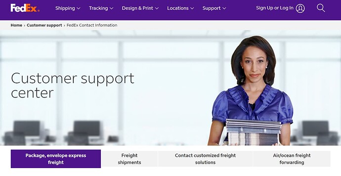 FedEx Customer Support Center