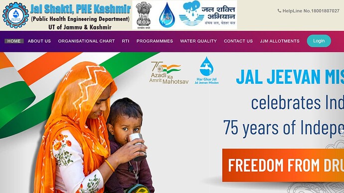 Register your water complaints to PHE in Kashmir