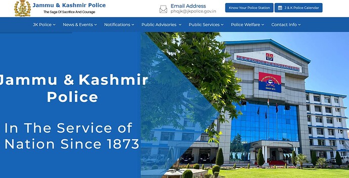 Jammu & Kashmir Police - jkpolice.gov.in