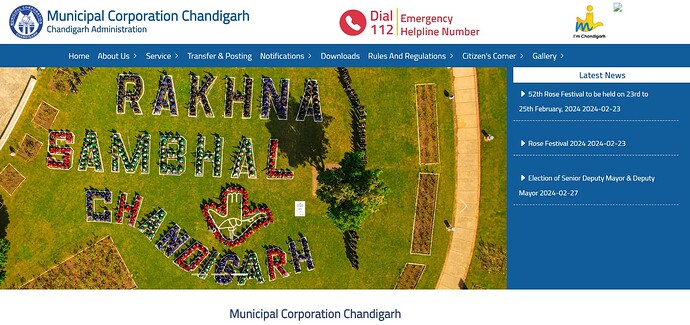 Register civic complaints to Chandigarh Municipal Corporation