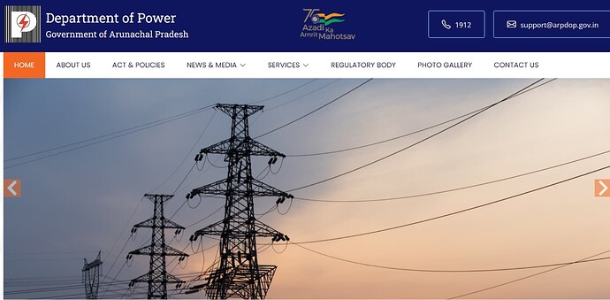 Register your complaints about electricity services in Arunachal Pradesh