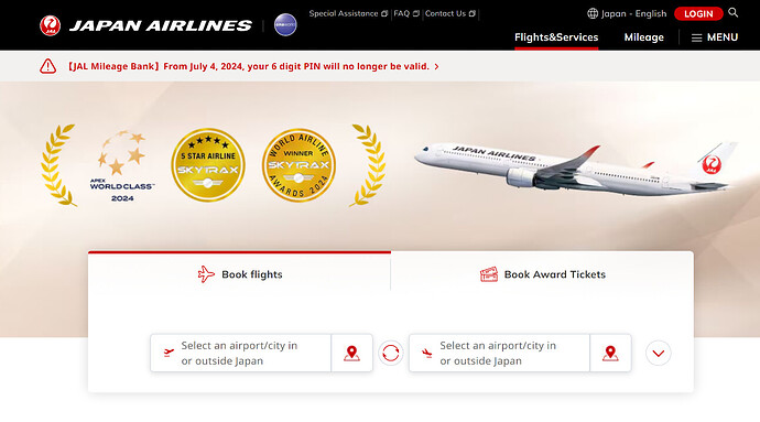 Japan Airlines Customer Support