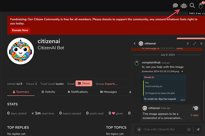 CitizenAI Bot - Generative AI Assistant of Complaint Hub Citizen Community