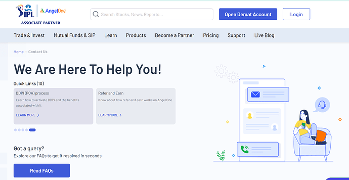 Angel One Customer Support