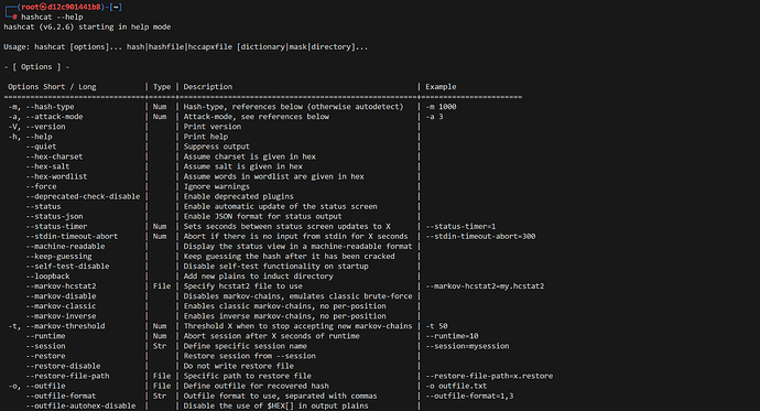 Hashcat on Kali Linux